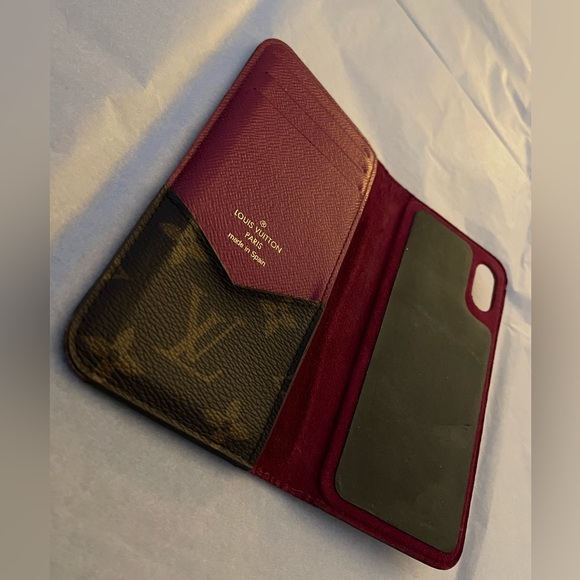 Louis Vuitton Monogram iPhone X Phone Case / Wallet - Picture 3 of 6